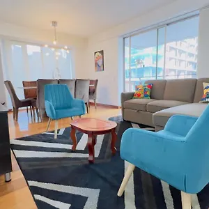  Apartamento Departamento De Lujo 3 Dormitorios, 5 Camas, 1 Sofa Cama, 11 Personas, Con Terraza Abierta, Wiffi Y Parking Free